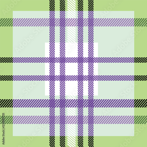 Tartan check plaid pattern. Seamless simple textured dark plaid vector illustration for flannel shirt, blanket, duvet cover, other textile print.