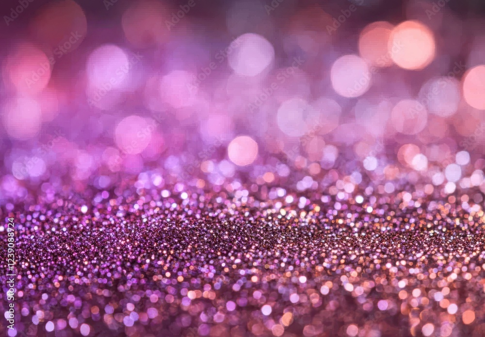 Beautiful Abstract Background with Glitter and Bokeh Effects Beautiful Abstract Background with Glitter and Bokeh Effects