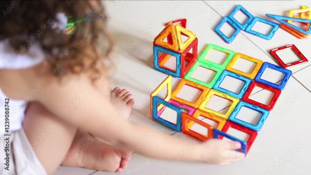 criança brincando na sala