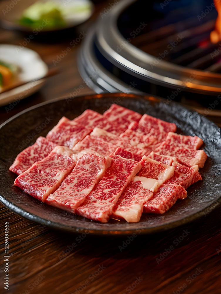 raw beef steak on grill raw beef steak on grill
