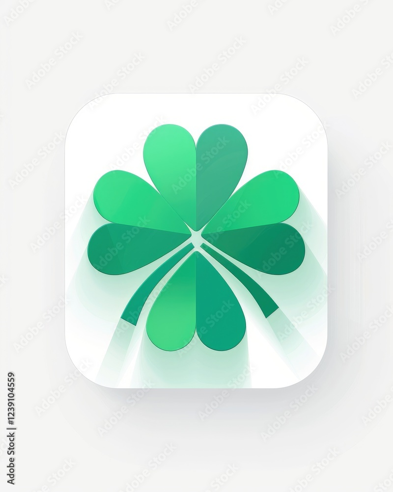 Shamrock, Symbol of Ireland, flat color icon, pixel perfect icon. MZ Shamrock, Symbol of Ireland, flat color icon, pixel perfect icon. MZ