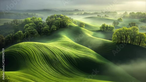 Stunning aerial view of lush mountains and dense forests, showcasing vibrant nature and rich biodiversity.
