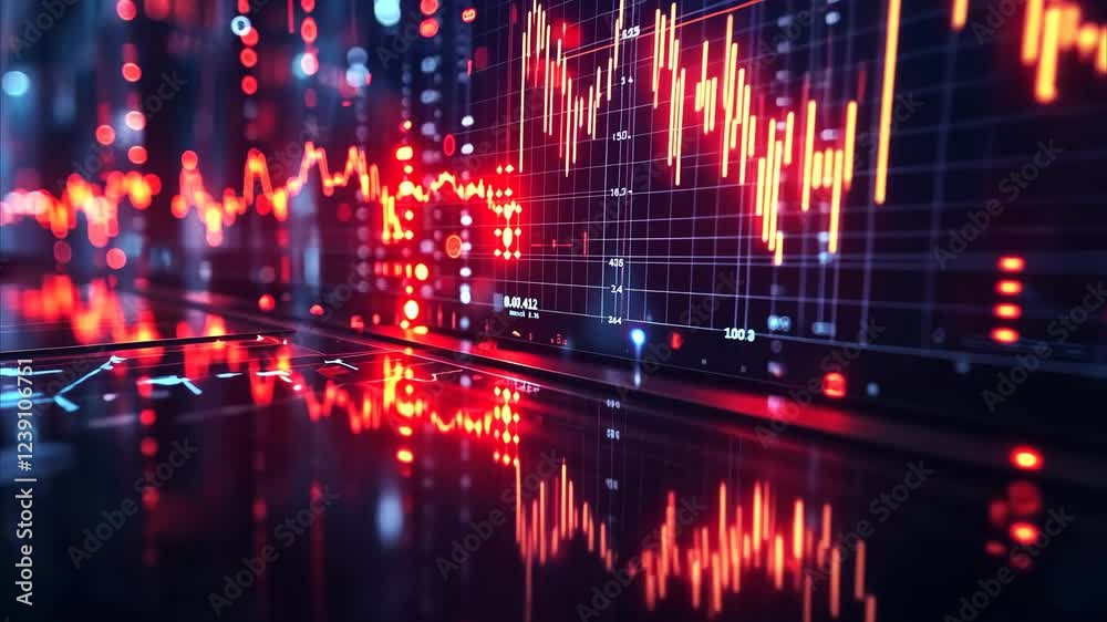 Business growth chart on a sleek background, symbolizing modern financial progress and success. Business growth chart on a sleek background, symbolizing modern financial progress and success.