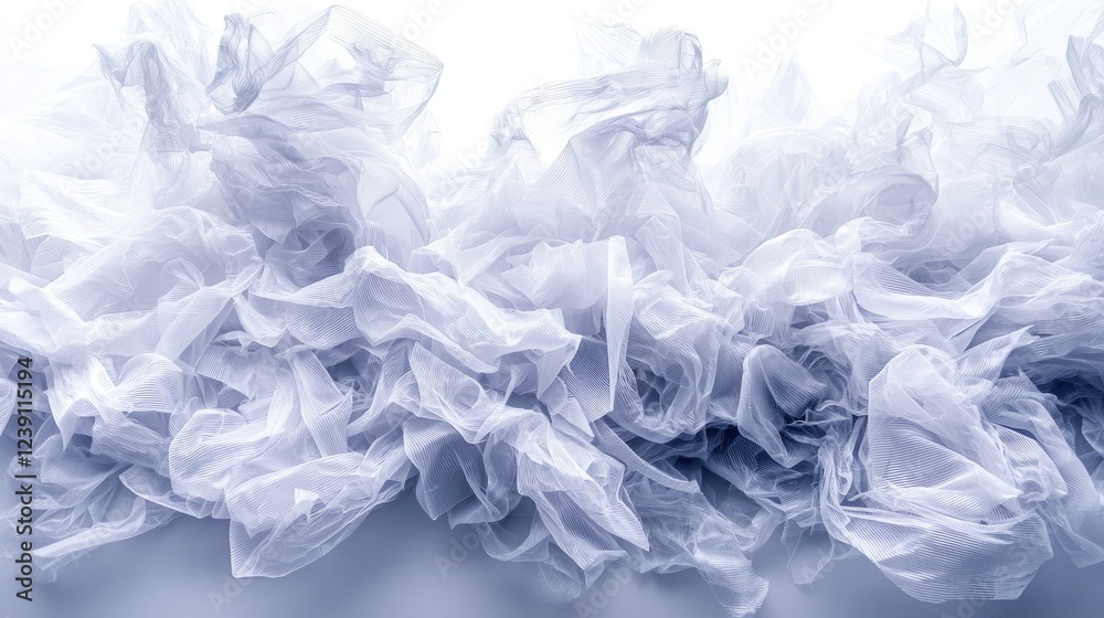 Abstract white fabric texture, flowing, studio shot, background Abstract white fabric texture, flowing, studio shot, background
