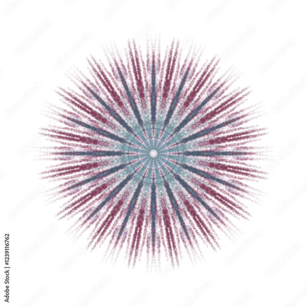 Obraz premium Dark Paint Brushes Round mandalas in vector.Abstract design element.Decorative retro ornament.Graphic template for your design.Hand Drawn Mandala.Radiant Peaceful Petals book.Art on the wall.