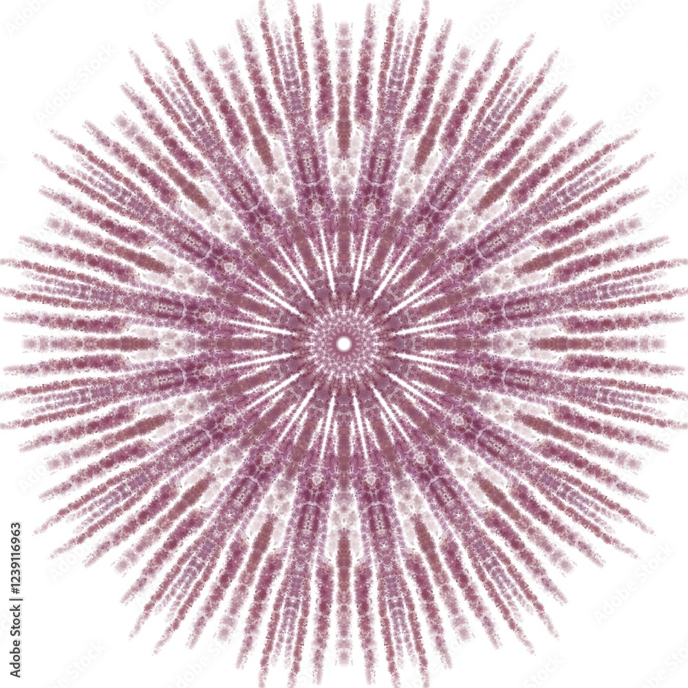 Obraz premium Dark Paint Brushes Round mandalas in vector.Abstract design element.Decorative retro ornament.Graphic template for your design.Hand Drawn Mandala.Radiant Peaceful Petals book.Art on the wall.