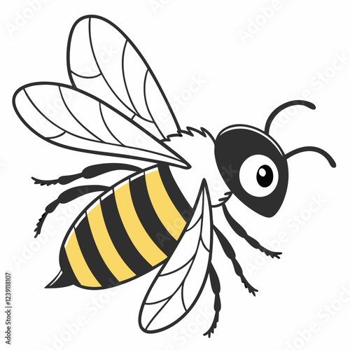 bee and honey