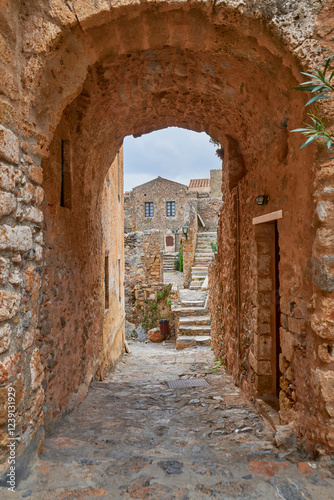 Fototapeta Naklejka Na Ścianę i Meble -  narrow street in the old town