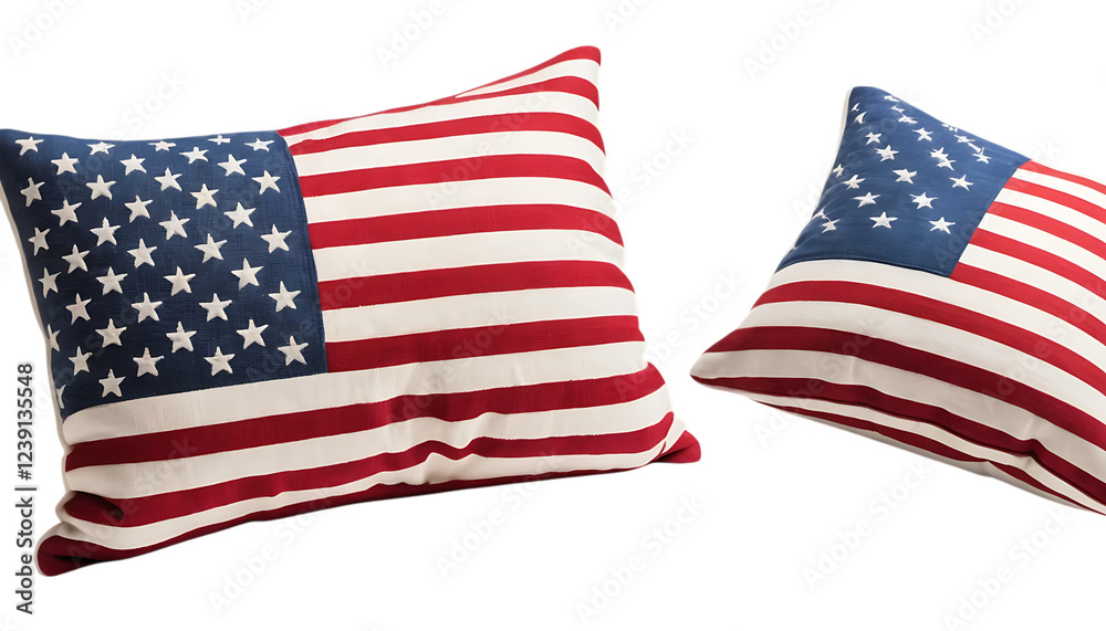 Obraz premium Original name(s): American flag pillow png