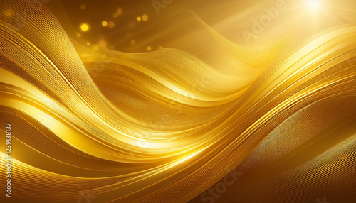 yellow gold abstract history gentle blur and bokeh radian movement style