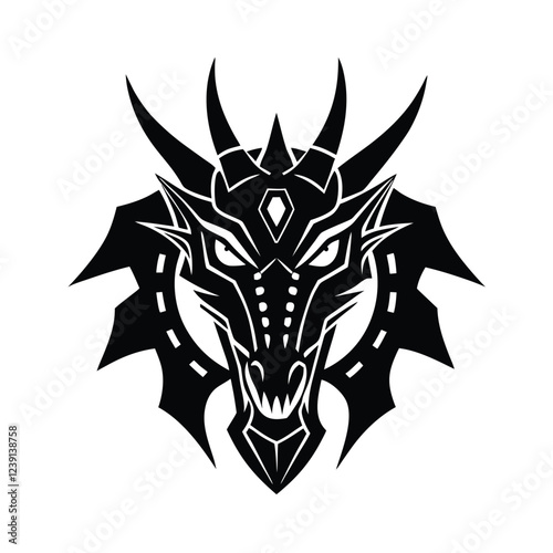 Futuristic Biomechanical Dragon Head Tattoo A Fusion Of Machine And Fantasy