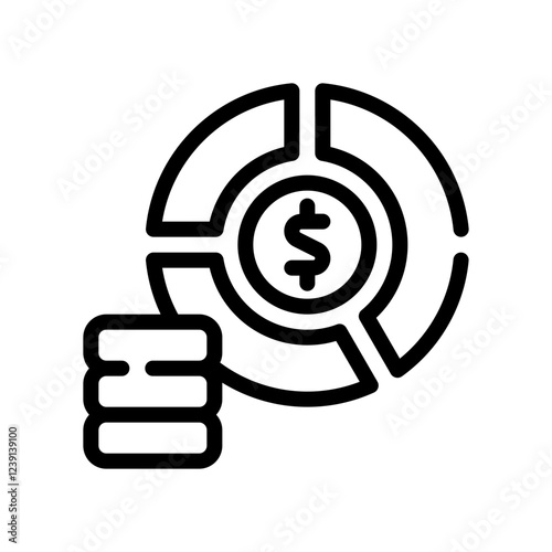 budgeting line icon