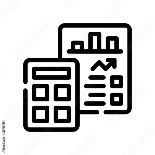 budgeting line icon