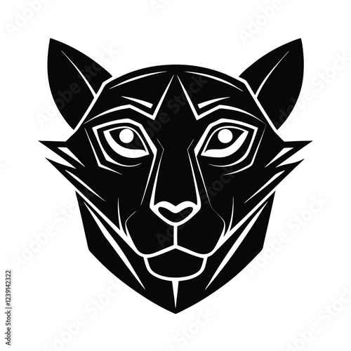 Neon Cyberpunk Animal Visage Vector Art For A Dystopian Futuristic Aesthetic