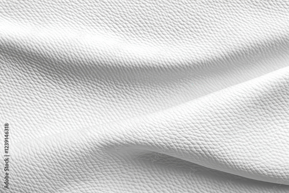 White leather background showing soft waves and texture White leather background showing soft waves and texture