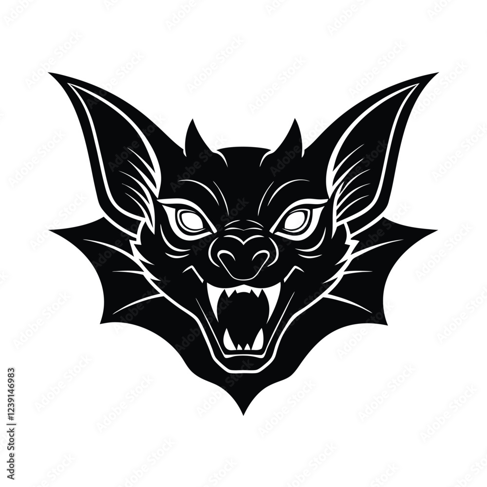 Obraz premium tribal wolf tattoo