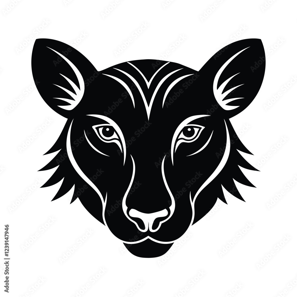 head of a tiger head of a tiger
