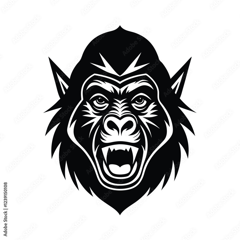 Obraz premium wolf head mascot