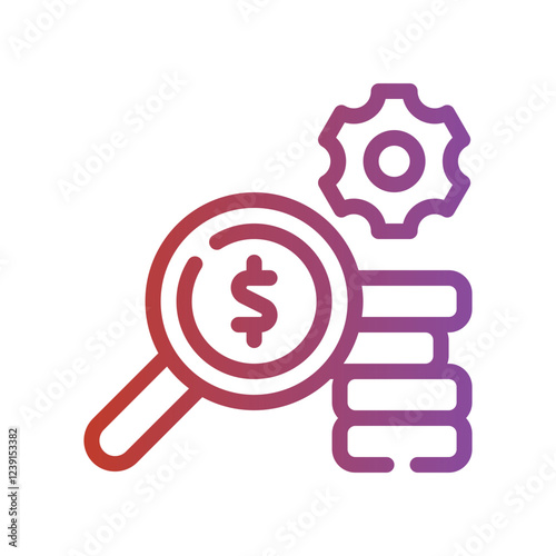 money gradient icon