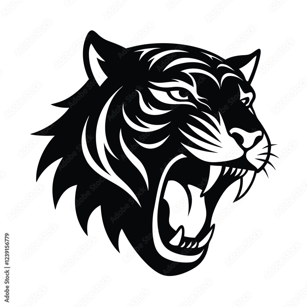 Obraz premium head of a tiger