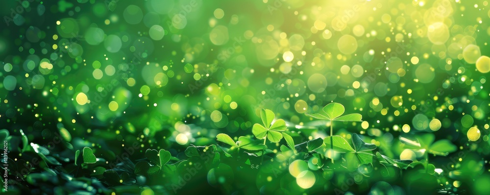 Saint Patrick's day abstract background. MZ 