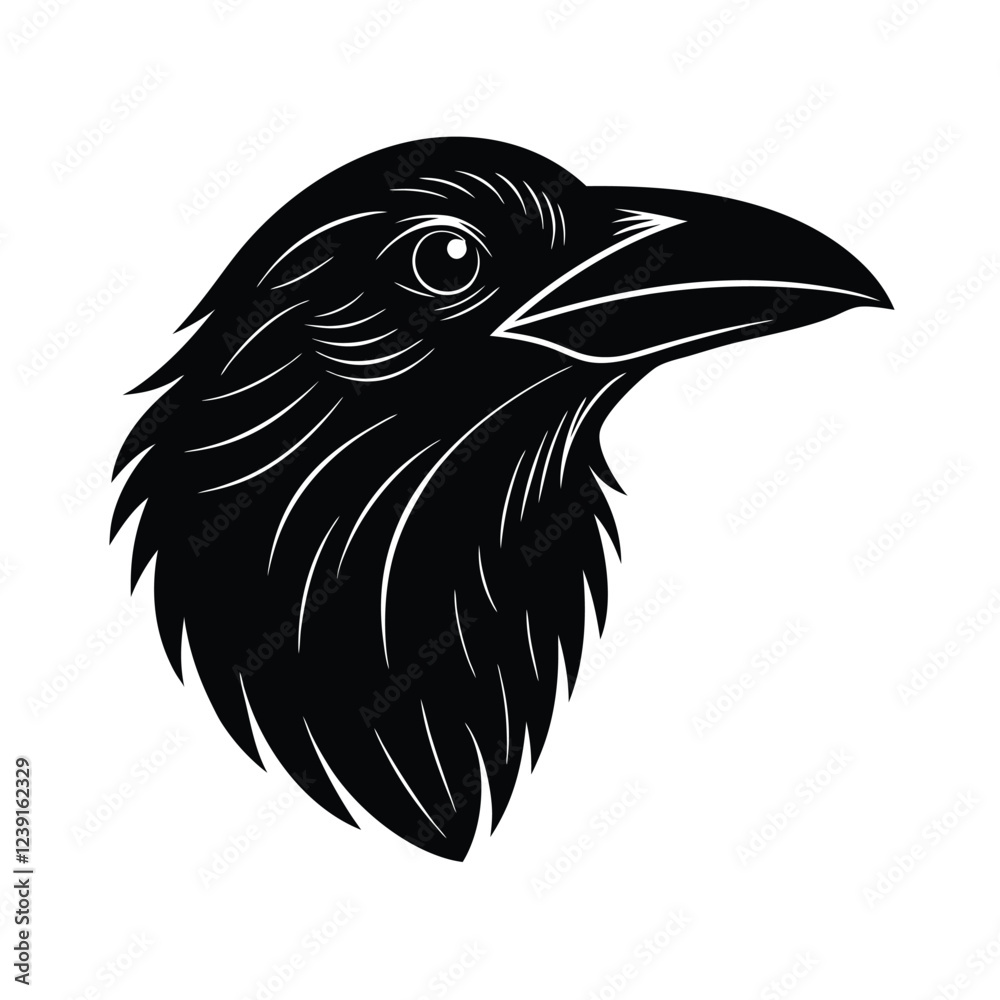 Obraz premium eagle head isolated on white