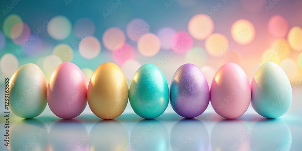 Pastel Gradient Easter Eggs Modern Spring Decor Home Decoration Pastel Gradient Easter Eggs Modern Spring Decor Home Decoration