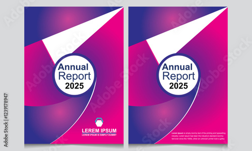 corporate annual report design template