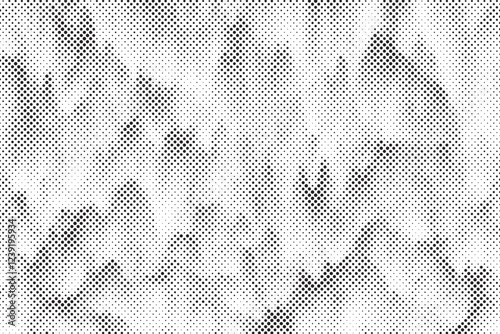 Abstract halftone background. Black and white halftone grunge texture. Vector Abstract overlay. Grunge halftone black dost texture background.