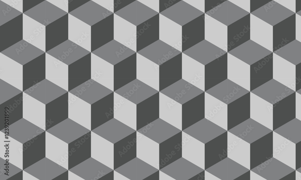 abstract grey cube pattern suitable for background.