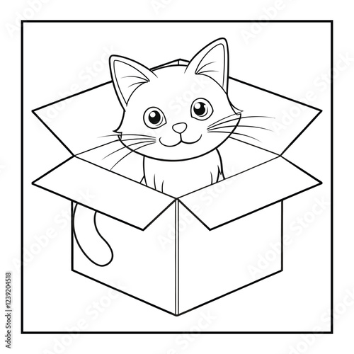 Cat coloring pages
