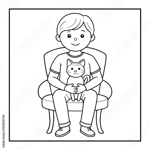 Cat coloring pages