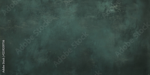 Dark Green Textured Background Abstract Grunge Surface Pattern