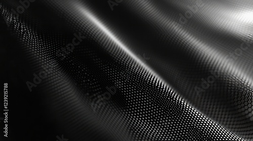 A subtle dot gradient pattern forming a seamless, fading halftone grid, designed as a versatile digital texture in black and white