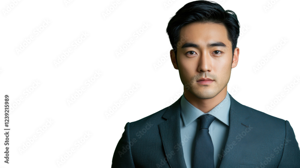 Serious businessman portrait with transparent background Serious businessman portrait with transparent background