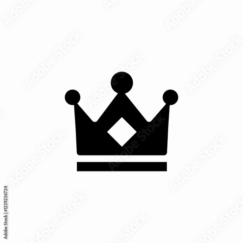 winning crown icon sign vector