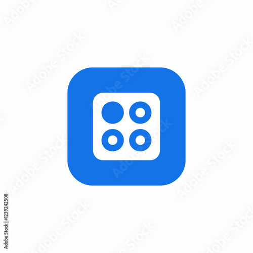 app menu icon sign vector