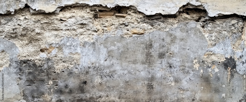 Fototapeta premium Distressed Concrete Wall Texture Panorama for Design
