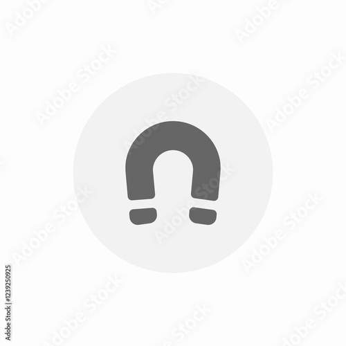 u magnet icon sign vector