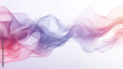 Abstract Flowing Color Waves Background