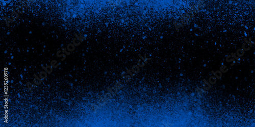Obvious dark navy blue textured effect Dark navy blue grunge urban texture vector abstract faint navy blue antique painted grunge, black background wall blue glitter texture. Irregular confetti border