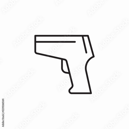 glue tool icon sign vector