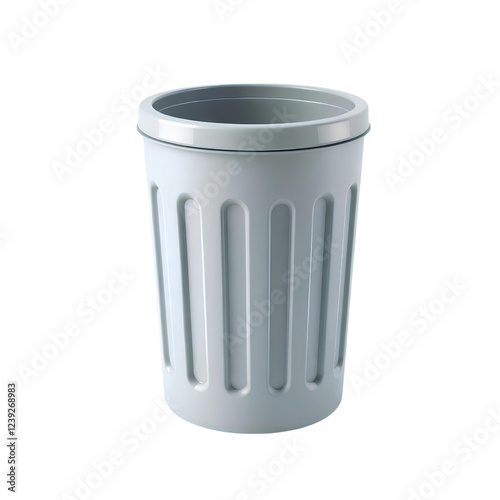 Wallpaper Mural white trash bin with black lid icon high quality png isolated on transparent background Torontodigital.ca