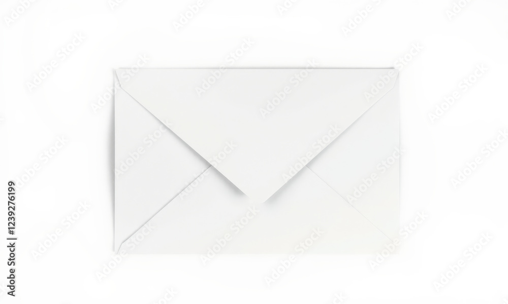 clean, white envelope mockup on white background, perfect for branding or design projects. Ideal for showcasing stationery or invitations clean, white envelope mockup on white background, perfect for branding or design projects. Ideal for showcasing stationery or invitations