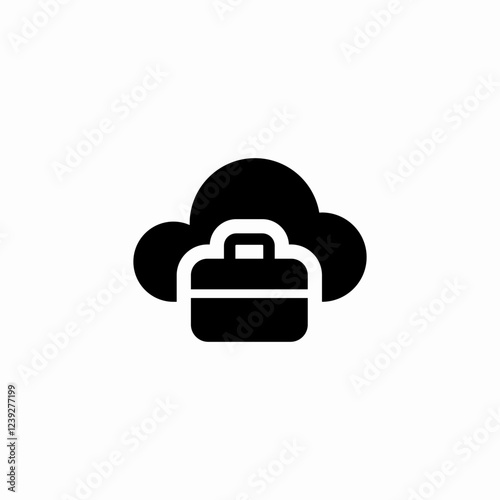 cloud fixing kit icon sign vector