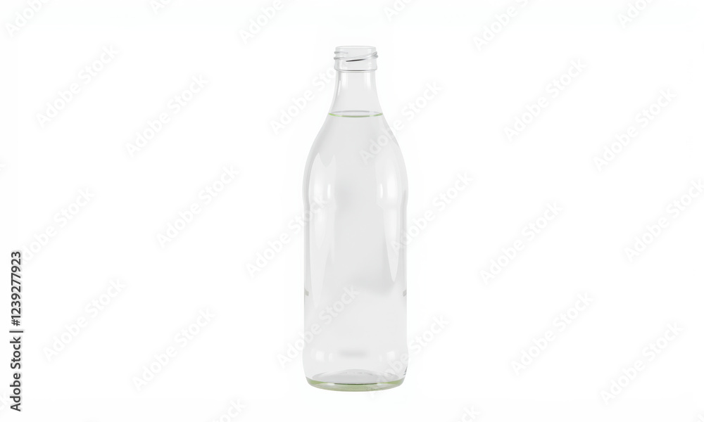 Clear plastic bottle mockup with water, ideal for branding and design projects. transparent design allows for versatile use in various presentations Clear plastic bottle mockup with water, ideal for branding and design projects. transparent design allows for versatile use in various presentations