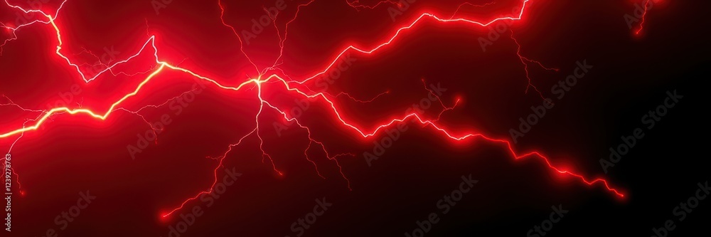Red lightning streaks across a dark background Red lightning streaks across a dark background