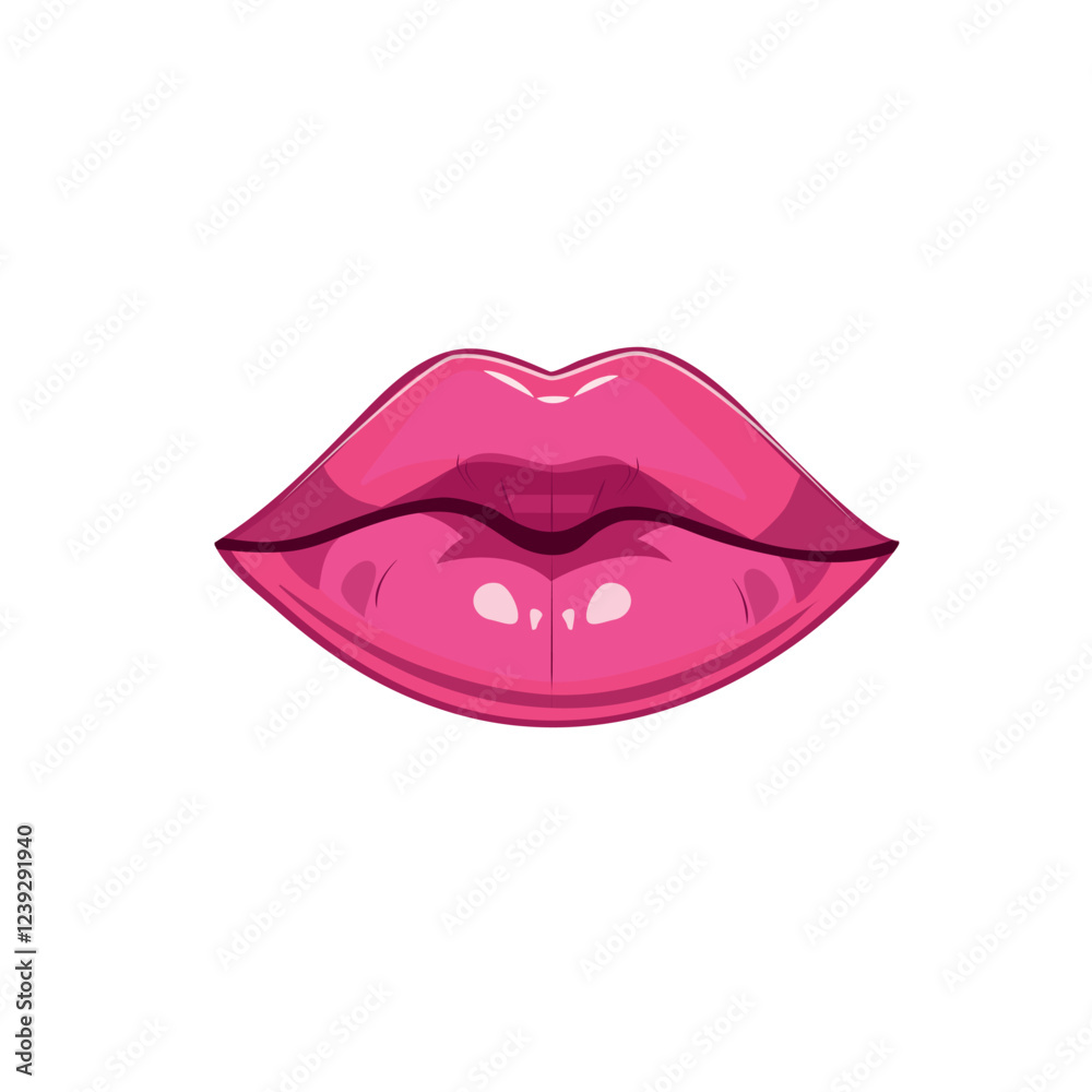 Lips isolated on white background. Ideal for beauty, makeup, fashion, luxury and cosmetics related concepts. Lips isolated on white background. Ideal for beauty, makeup, fashion, luxury and cosmetics related concepts.