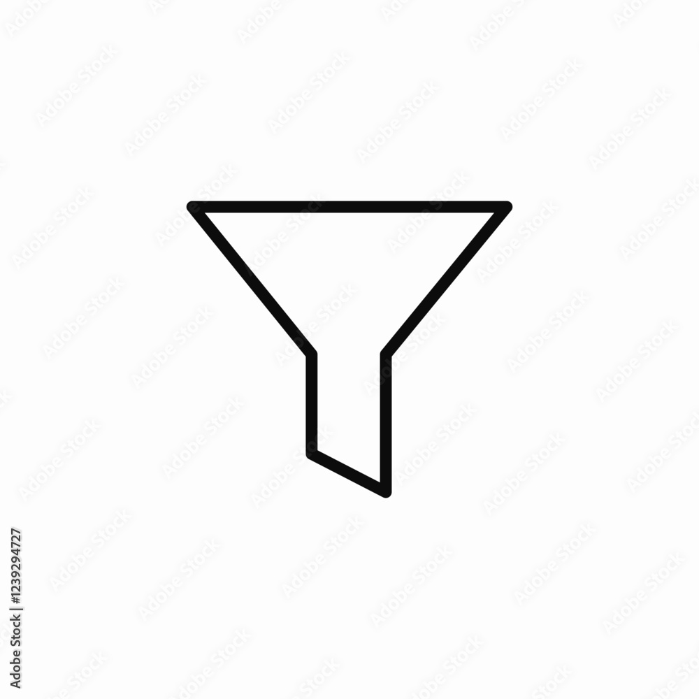 filter edit icon sign vector