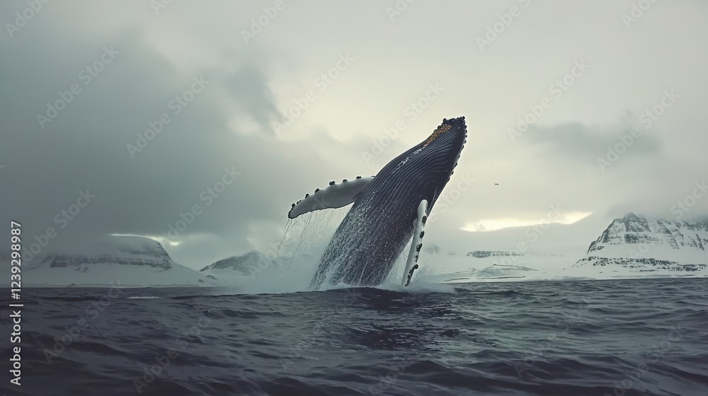 Fototapeta premium Humpback Whale Breach